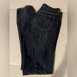 London Jean size 6 dark Wash Whiskered straight leg women jeans